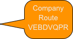 Company Route
VEBDVQPR